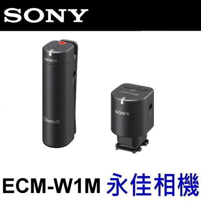 永佳相機_Sony ECM-W1M W1M 藍芽無線麥克風 麥克風【公司貨】