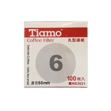 Tiamo 6號 丸型 濾紙 圓形 冰滴咖啡壺 摩卡壺 HG3021✨PLAY COFFEE