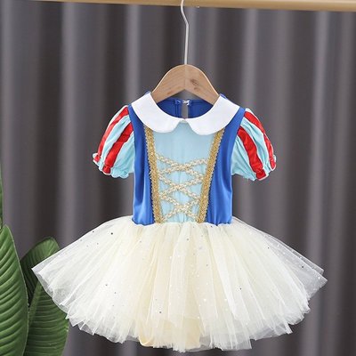 女童ins芭蕾舞裙公主風練功服可愛女寶寶tutu紗裙夏中國舞服裝練習 促銷