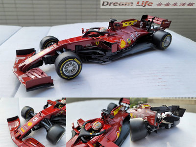 【Bburago 精品】1/18 2020 Ferrari SF1000 S.Vettel F1 #5 全新品~特價