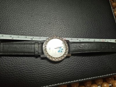 PREMA蝴蝶造型手錶鑲假鑽後面模還沒拆