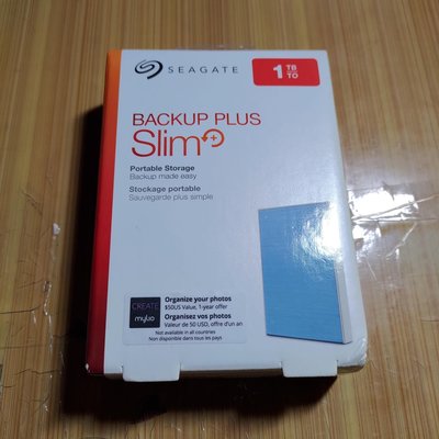 (全新抽獎獎品)Seagate Backup Plus Slim 1TB 2.5吋行動硬碟