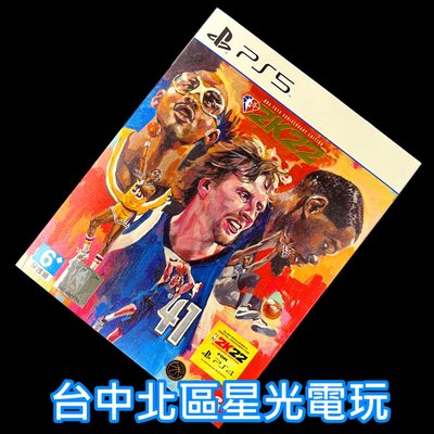 【PS5原版片】☆ NBA 2K22 傳奇版 75週年紀念版 ☆ 【中文版 中古二手商品】台中星光電玩