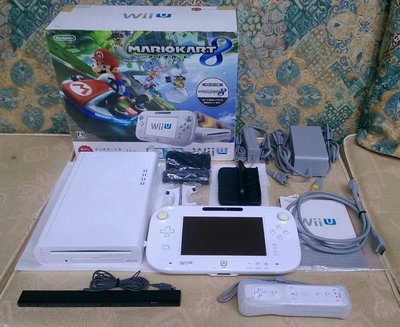 Wii U WIIU主機 白色 32G 瑪莉歐賽車8 同捆機