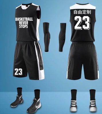【益本萬利】B59 NIKE ELITE 參考 籃球衣褲 團體 球隊 訂製 整套球衣 6色 UA 全黑色