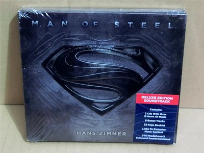 正版全新2CD~電影原聲帶《 超人：鋼鐵英雄》進口雙碟Digipak Man of Steel~Hans Zimmer