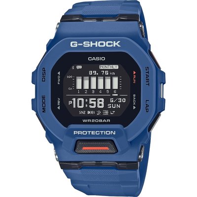 全新 原廠正品 CASIO卡西歐 G-SHOCK系列 時尚運動潮流錶 GBD-200-2 藍 歡迎詢問