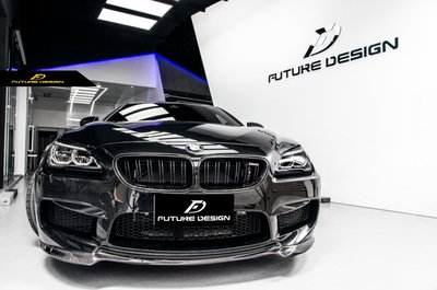 【政銓企業有限公司】BMW F06 F12 F13 M6 V牌 高品質 抽真空 碳纖維 卡夢 前下巴 免費安裝 現貨供應