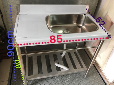 不鏽鋼水槽平台、陽台、洗衣槽、簡易型廚具