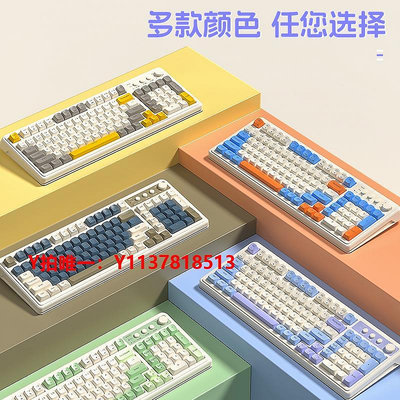 鍵盤狼蛛S99鍵盤三模有線2.4g電腦辦公打字靜音游戲RGB男女生