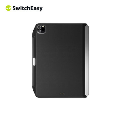 SwitchEasy CoverBuddy iPad Pro 11吋(2021)/Air 10.9吋磁吸背蓋保護殼 皮革黑