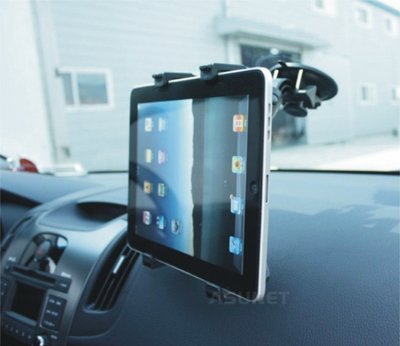平板電腦 檔風玻璃 導航支架 車用強力吸盤支架 車用支架 吸盤支架 大吸盤 車座 iPad Google Nexus 7