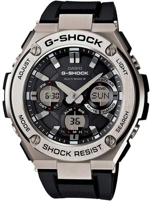 日本正版 CASIO 卡西歐 G-Shock GST-W110-1AJF 男錶 手錶 電波錶 太陽能充電 日本代購