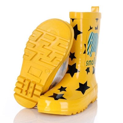 西米の店韓國 熱銷  Smally雨鞋 兒童雨鞋 時尚中筒 橡膠 雨靴 防滑雨鞋 男女童水鞋 203