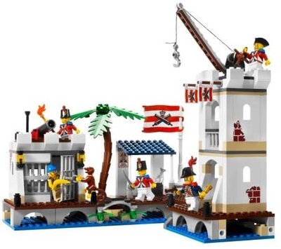 全新絕版 樂高 LEGO 6242 海盜系列 官兵要塞