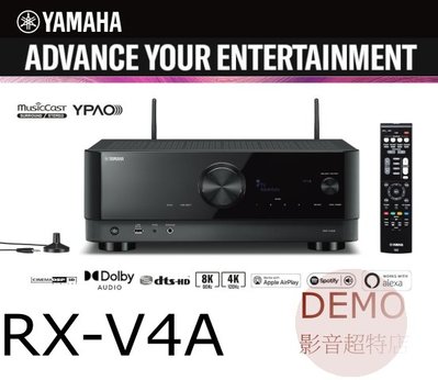 ㊑DEMO影音超特店㍿日本 YAMAHA  RX-V4A  5.1ch AV環繞擴大機