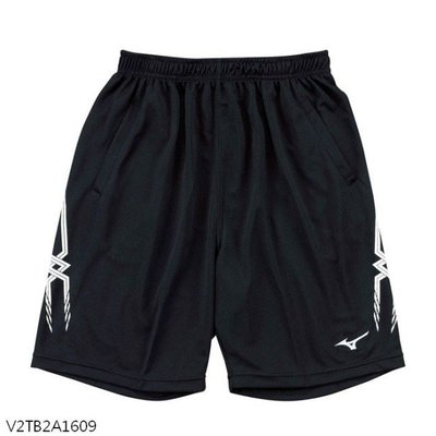 【MIZUNO美津濃】 男款排球褲（長版 ) 黑色 V2TB2A1609  尺寸:M~2XL