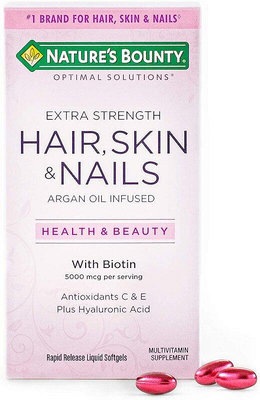 下標前請聯繫-美國Nature's Bounty Extra Strength Hair Skin and Nails (150顆)