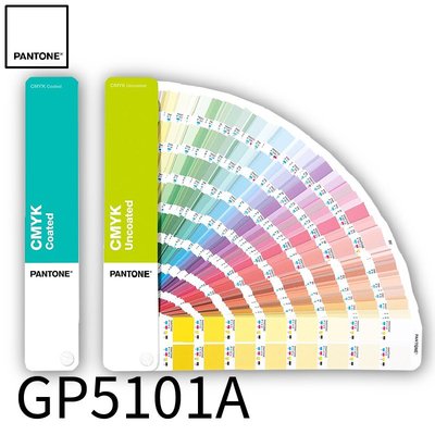 《PANTONE》GP5101A CMYK指南(光面銅版紙&amp;膠版紙) 印刷 四色疊印 色票 顏色打樣 色彩配方 彩通