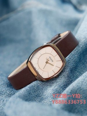 手錶聚利時ins風手表女士正品名牌韓版時尚簡約氣質學生防水皮帶表潮-雙喜生活館