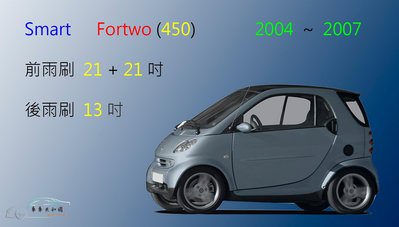 【車車共和國】Smart 都會車 Fortwo (450) 矽膠雨刷 軟骨雨刷 後雨刷 雨刷錠