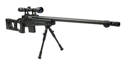 JHS（（金和勝槍店））免運費 WELL 含狙擊鏡.腳架 4409 空氣狙擊槍 6604