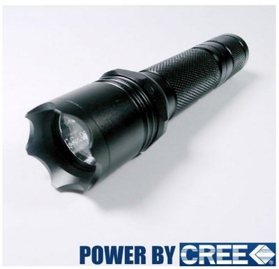 CREE Q5 LED 晶片五段戰術手電筒 ∕ 單車頂級照明配件 原廠晶片