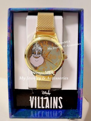 Yvonne MJA 英國迪士尼 Disney 預購區 限定正品 小美人魚 烏蘇拉 女款手錶