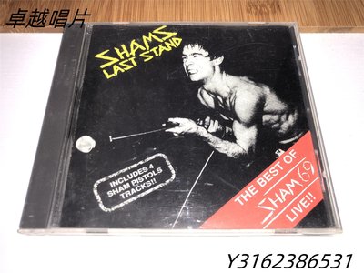 26 UK首版 SHAM'S LAST STAND - SHAMS 69 LIVE-卓越唱片