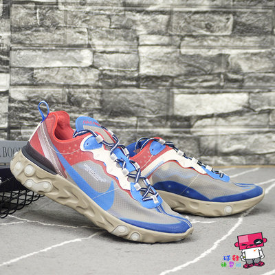 球鞋補習班UNDERCOVER x NIKE REACT ELEMENT 87 聯名男慢跑鞋BQ2718