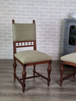 【卡卡頌  歐洲古董】19世紀 法國 獅頭椅 橡木 文藝復興 古董椅 餐椅 書桌椅  ch0529 ✬