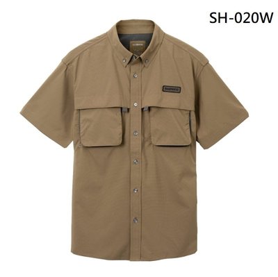 五豐釣具-SHIMANO 2023最新款~夏天新選擇唯一款短袖襯衫SH-020W特價2300元