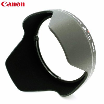 我愛買#Canon原廠遮光罩EF-S 15-85mm F3.5-5.6 IS可反扣USM遮光罩1:3.5-5.6遮罩相容佳能EW-78E遮光罩EW78E太陽罩