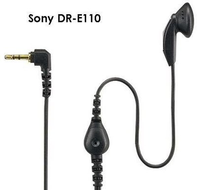 耳麥Sony 新力 DR-E110 單耳塞式耳機麥克風+ 轉3.5mm轉接頭,沒延長線