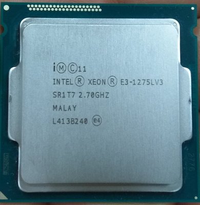 Intel i7 Xeon E3-1275 V3 2.7G-3.9G 好超頻 正式版 含內顯 1150針腳 超低耗電