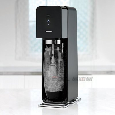 【易油網】SodaStream SOURCE 氣泡水機 黑色 自動扣瓶裝置 旗艦機#1519511010