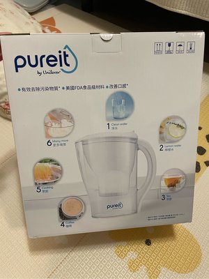 「Unilever 聯合利華Pureit」PX3000 即淨濾水壺 2.5L (內含1壺1濾芯) 濾水壺