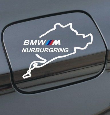 現貨 BMW 寶馬 M power 紐柏林 NURBURGRING 油箱蓋貼 車身貼 車窗貼 車貼 改裝 貼紙 DIY