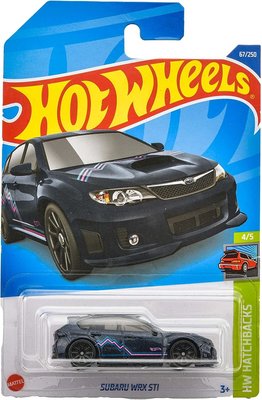 【現貨】全新 Hot Wheels 風火輪 - Subaru WRX STI 黑色