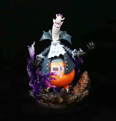 【紫色風鈴】王下七武海 海賊王 GK 月光莫利亞 底座 發光 場景 模型 盒裝 港版 無證