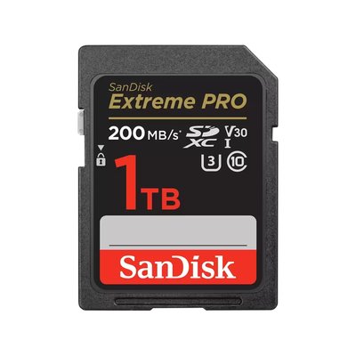 SanDisk Extreme Pro SDXC 1TB 記憶卡 SD 1T UHS-I U3 V30 200MB/s 公司貨 SDSDXXD