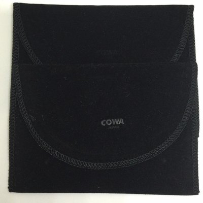 Cowa 黑色 絨布 皮件 皮夾 長夾 防塵套 絨布套 收納套