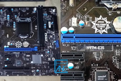 【 大胖電腦 】MSI 微星 H97M-E35 主機板/附擋板/DDR3/1150/USB3/保固30天 直購價900元