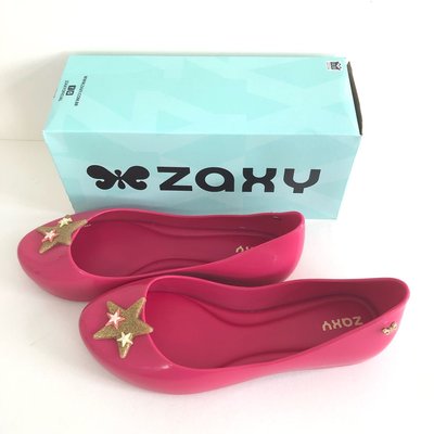 《現貨》ZAXY SHINE KIDS 女童 包鞋 巴西尺寸31/32，33/34（夢幻閃亮巨星 防水果凍 娃娃鞋-桃紅色）