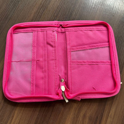 粉紅色護照套 護照夾 卡夾 中夾