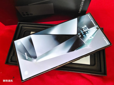 聯翔通訊 台灣三星保固2025/4/30 外觀如新 黑色 SAMSUNG Galaxy S24 Ultra 12G/256G 原廠盒裝 ※換機優先