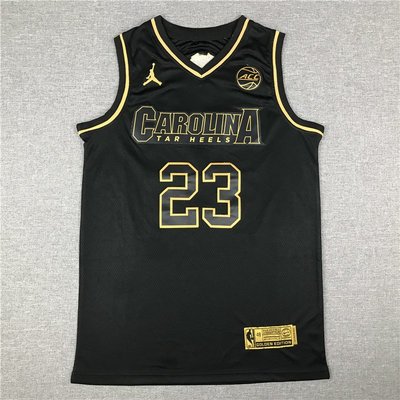 麥可·喬丹 （Michael Jordan） NCAA北卡羅來納大學焦油腳隊 黑色 球衣 23號