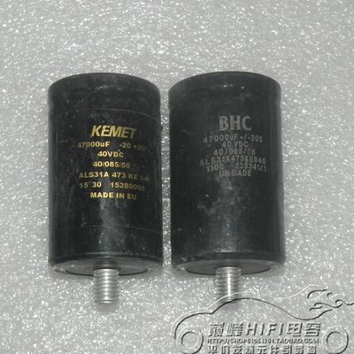 英國BHC KEMET ALS31A系列 40v47000uf 螺絲腳發燒濾波電容