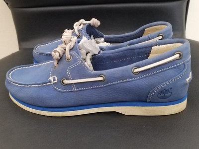 台北自售:美國Timberland經典藍色真皮革帆船鞋非義大利製USA美國製格紋Hermes CD LV DG元起標