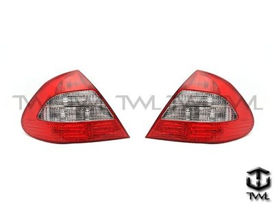 《※台灣之光※》全新BENZ W211 07 08 09年小改款原廠型紅白晶鑽後燈尾燈單邊